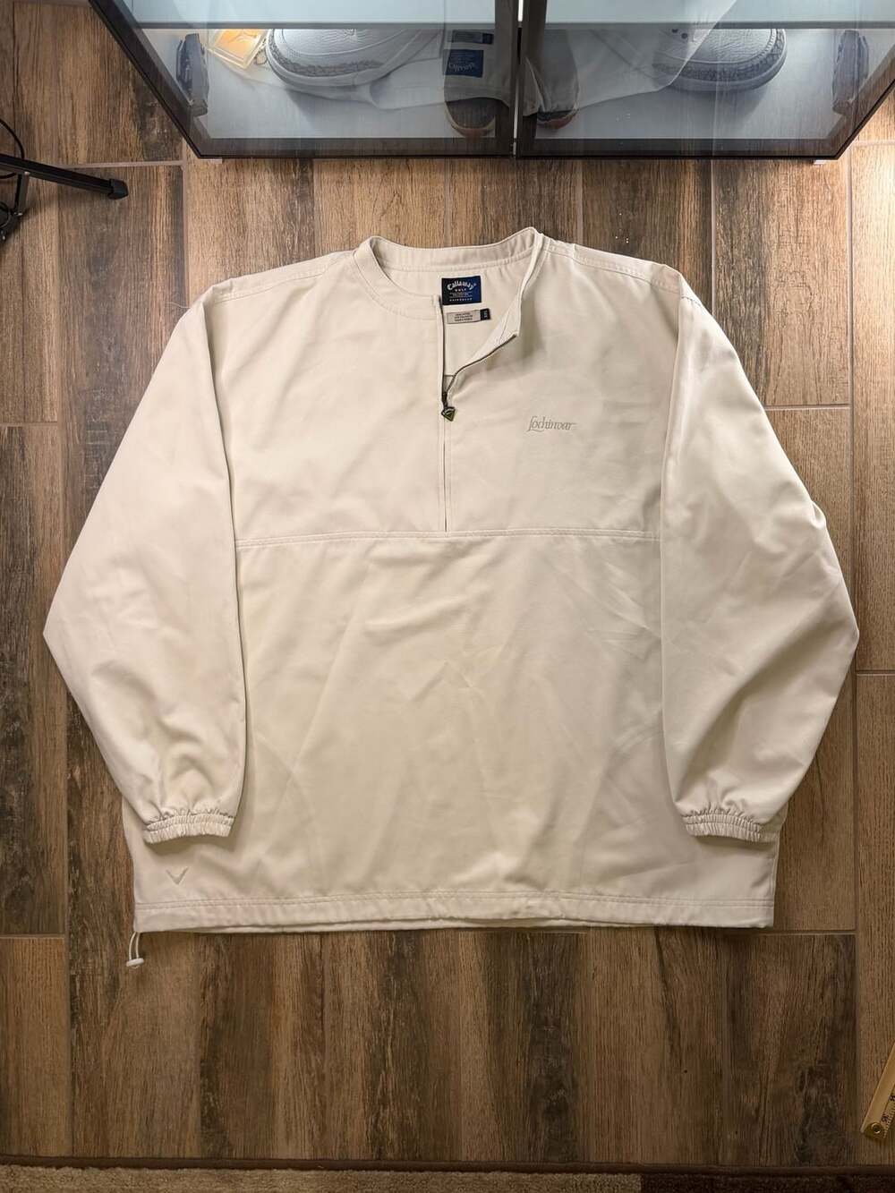 Vintage Callaway 1/4 Zip Wind Jacket Size XXL Lochinvar Golf Club Houston TX